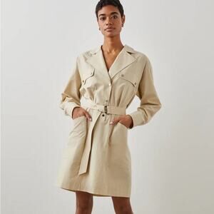 Rails S Noor Trench Coat Dress in Tidal Foam